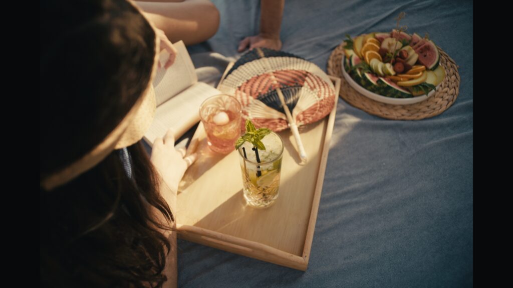 Cinematic frame from a luxury beachfront hotel in Crete by The Film Tailors, showcasing Alai Crete Resort and Mediterranean lifestyle