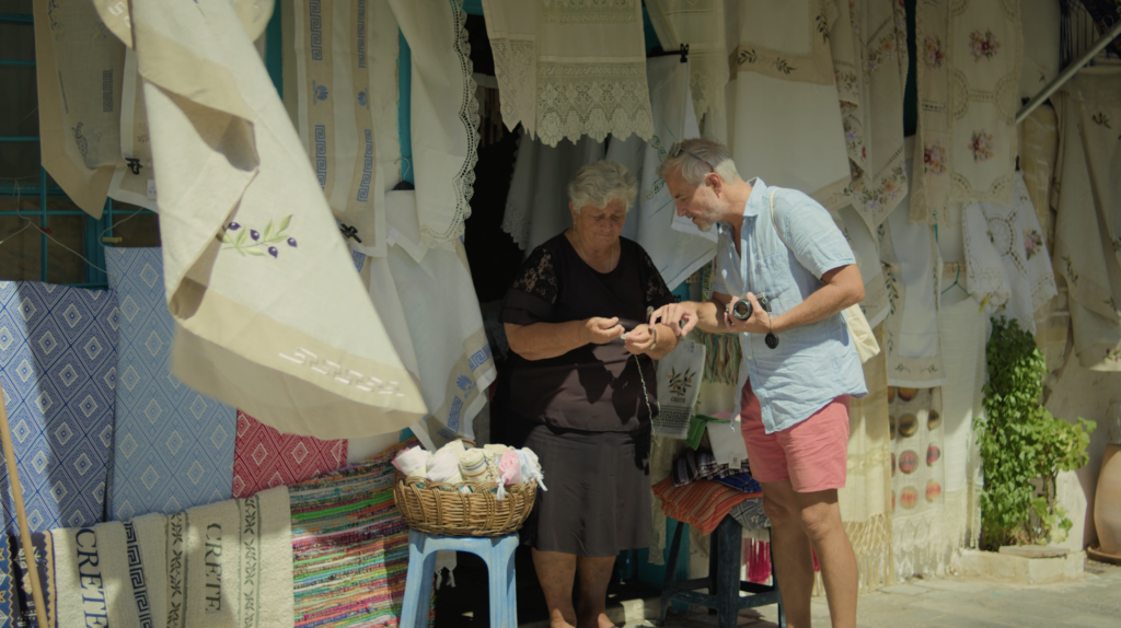 Cinematic frame from Agios Nikolaos Crete filmed by The Film Tailors, showcasing natural landscapes across different seasons